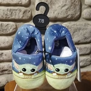 *NEW* Star Wars Baby Yoda The Child Size 7/8 Grip Bottom Slippers, Soft!